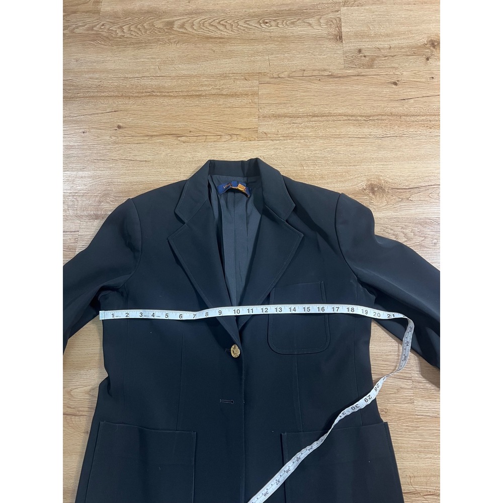 Louis Vuitton Uniforms Blazer Size 42 Black Gold LV Logo Buttons Employee Rare - Picture 7 of 7